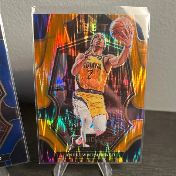 Andrew Nembhard Select Rookie Card set orange wave NBA Indiana Pacers - Picture 3 of 4